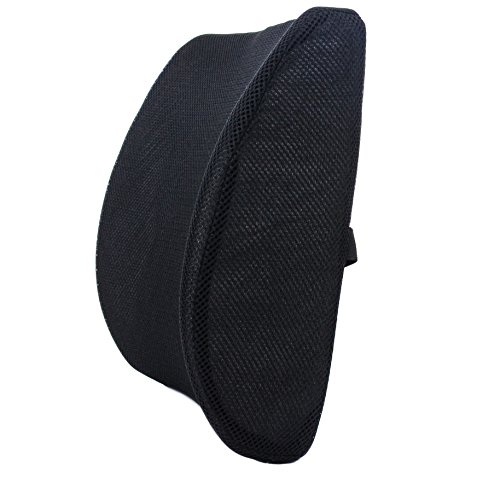 Milliard Cojín Lumbar; Cojín de Silla Oficina Respaldo de Espuma de Memoria, Ergonómico Soporte, Espalda Soporte para Postura en el Coche y Oficina