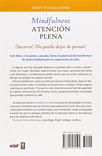 Mindfulness. Atención plena: Haz espacio en tu mente (Psicología y Autoayuda)