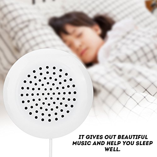 Mini Altavoz de Almohada de 3,5 mm, Altavoz portátil de Bricolaje para CD portátil de teléfono MP3 - Blanco