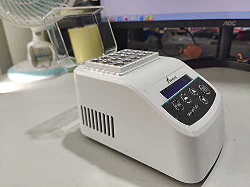 Minibox Un baño de metal de laboratorio a temperatura constante, incubadora digital, baño de agua termostático digital con calentador para incubadora de baño seco de laboratorio (enchufe de la UE)