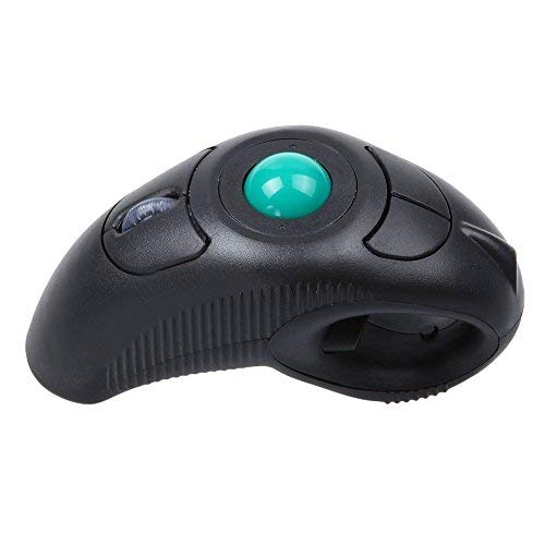 Minidiva Wirelss - Ratón de mano con USB2.0 Trackball para usuarios zurdos y diestros para Windows XP/Vista/7 y Mac OS, color M-2