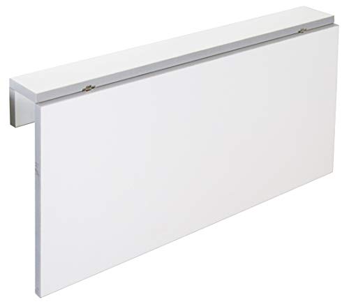 Miroytengo Mesa Cocina Plegable Blanca Vera diseño Moderno abatible Funcional suspendida Pared 80x10-50