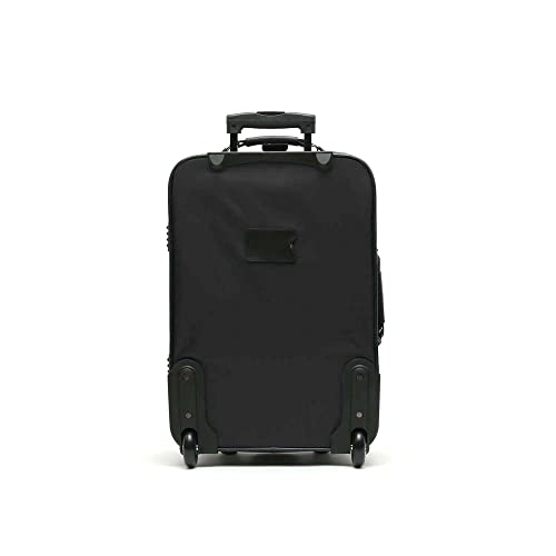 MISAKO Maleta de Moda Pequeña de Viaje Leslie Negra | Maleta de Cabina Blanda | 56x36x19cm | Maleta de Mano 2 Ruedas Semirígida | Resistente - 2,5KG