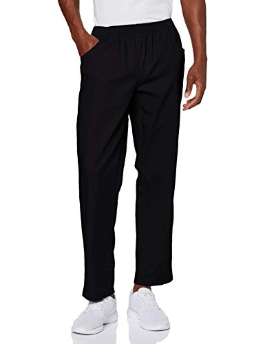 MISEMIYA - PANTALÓN Sanitarios Unisex Cintura ELÁSTICA Uniforme Laboral MÉDICO Enfermera Limpieza Veterinaria SANIDAD HOSTELERÍA- Ref.8312 - S, Negro