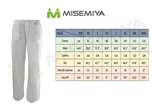 MISEMIYA - PANTALÓN SEÑORA Uniforme Laboral CLINICA Hospital Limpieza Veterinaria MÉDICO Enfermera - Ref.708 - Medium, Rosa