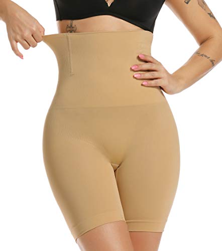 MISS MOLY Mujer Faja Pantalón Cintura Alta Invisible Shapewear 4 Steel Bones Body Shaper Interior Pantalones Moldeadores Fajas Reductoras Cortos Bragas Lencería Braguita