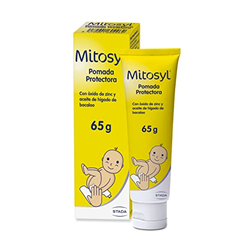 Mitosyl - Pomada Protectora - Previene y trata las irritaciones de la piel del bebé por rozaduras del pañal - 65g