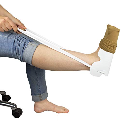 Mobiclinic, Calzador de medias y calcetines contorneado, Ayuda para poner calcetines y medias, Cómodo, Fácil de Usar