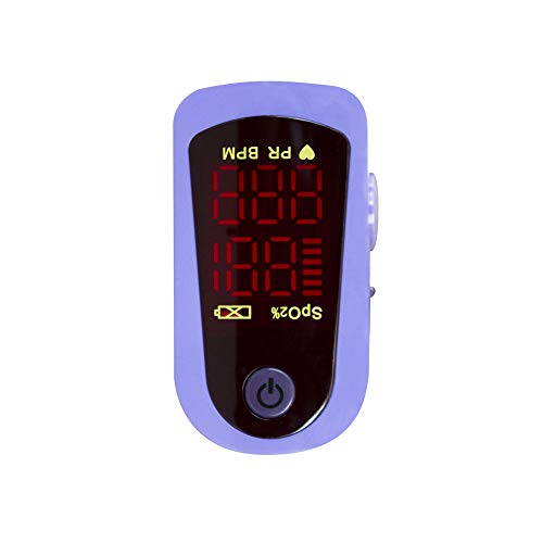 Mobiclinic, MD300C13, Pulsioxímetro de dedo, Oxímetro de pulso, Oxímetro dedo digital, Pulsómetro con pantalla LED, Frecuencia cardíaca, Medición SpO2, Medición saturación de oxígeno en sangre