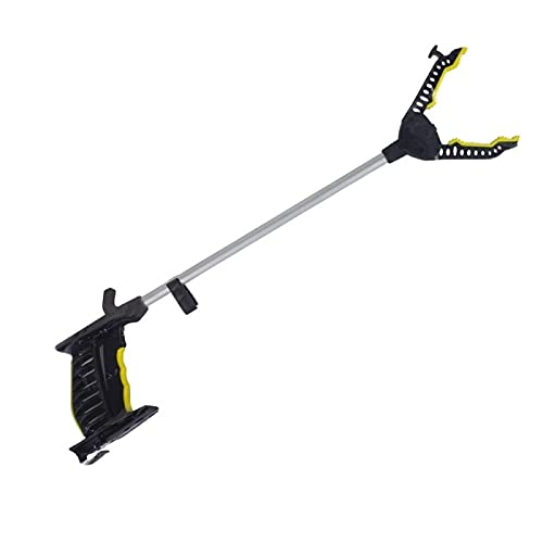 Mobiclinic, Pinza de alcance, Alcanzador, Brazo de alcance, Herramienta de captura, Ligero, Cómodo, Ergonómico, Para personas con movilidad reducida, Discapacidad, 90 cm, Negro