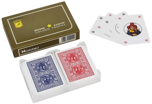 Modiano Ramino Golden Trophy - Baraja de Cartas para Rummy [Importado de Italia]