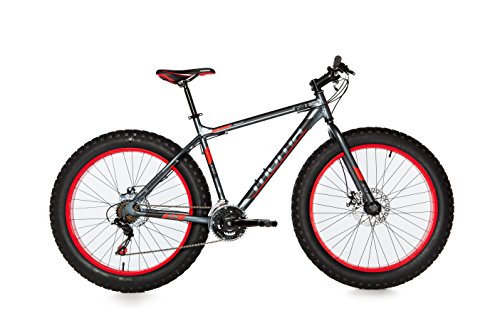 Moma Bikes Bicicleta Montaña FAT 26"Alu, SHIMANO 21V, Doble Freno Disco. (Varias Tallas)