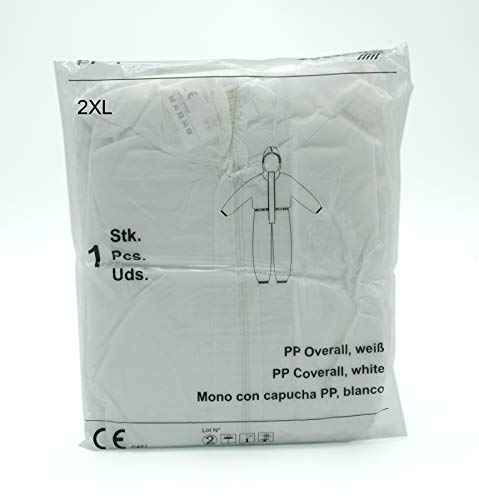 MONO/BUZO DESECHABLE - CAT. I - PP (Polipropileno 40gr, XXL)