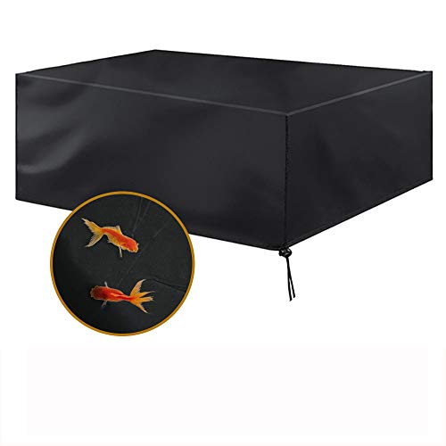 MORIASTER Funda Protectora para Muebles de jardín Funda Muebles Exterior Impermeable Anti-UV Protección Cubierta de Muebles de Mesas Oxford Negro (200 x 160 x 70 cm)