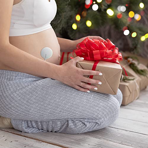 Mosalogic Auriculares de Embarazo Vientre Auriculares Bebé Altavoz Reproduce Música al Bebé Dentro del Utero Regalo para Baby Shower Embarazo Azul