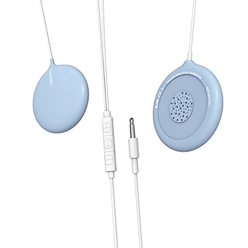 Mosalogic Auriculares de Embarazo Vientre Auriculares Bebé Altavoz Reproduce Música al Bebé Dentro del Utero Regalo para Baby Shower Embarazo Azul