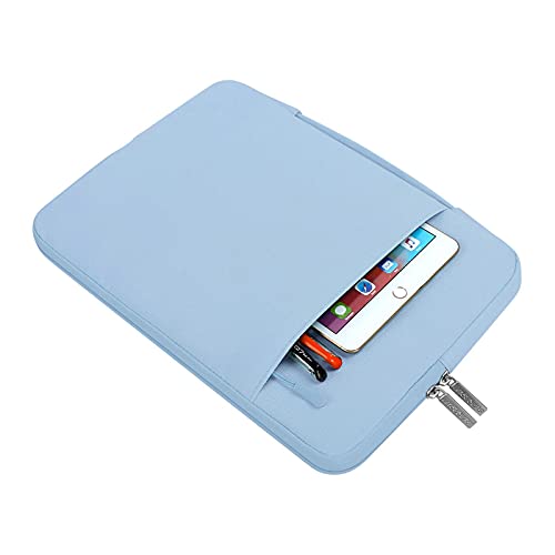 MOSISO Funda Blanda Compatible con MacBook Pro 14 2021 M1 Pro/M1 MAX A2442, Compatible con MacBook Air/Pro Retina, 13-13,3 Pulgadas Portátil, Maletín Protectora Multifuncional Bolso,Aireado Azul