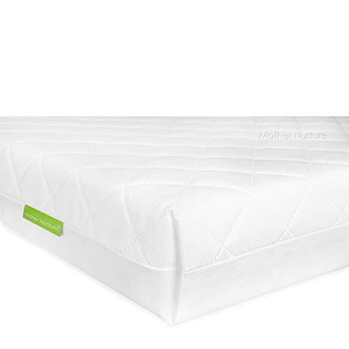 Mother Nurture Classic Quilted Foam Travel Cot Mattress 120 x 60 x 10cm Colchón Acolchado de Espuma para Cuna de Viaje