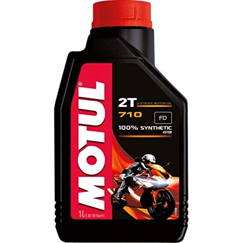 Motul 710 2T - Aceite 100% sintético para mezcla para motores de 2 tiempos