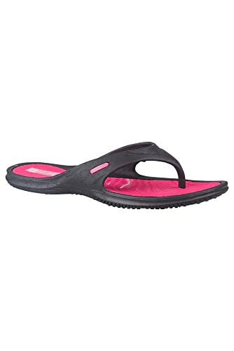 Mountain Warehouse Chanclas Street para mujer - Sandalias sin cordones, sandalias ligeras para mujer, chanclas transpirables para la playa con plantilla de EVA Rosa brillante Talla Zapatos Mujer 38 EU