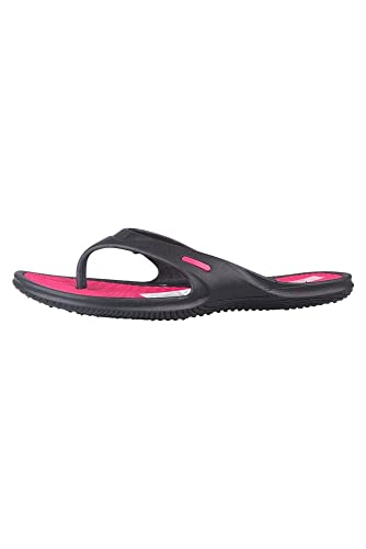 Mountain Warehouse Chanclas Street para mujer - Sandalias sin cordones, sandalias ligeras para mujer, chanclas transpirables para la playa con plantilla de EVA Rosa brillante Talla Zapatos Mujer 38 EU