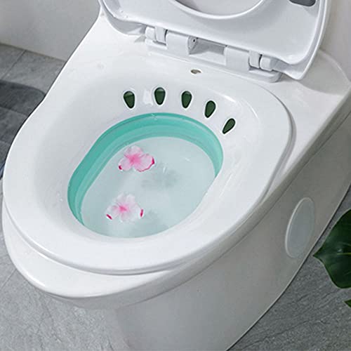 MOXUZI Bidet Plegable para bañera, Lavabo para la Cadera, bañeras humeantes duraderas, Asiento para bañera Duradero, Suministros de baño(Green)