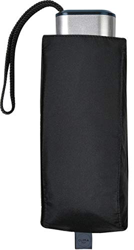 M&P - Paraguas Plegable Manual | Paraguas Antiviento Ideal para Viajes, Hombre y Mujer, Negro