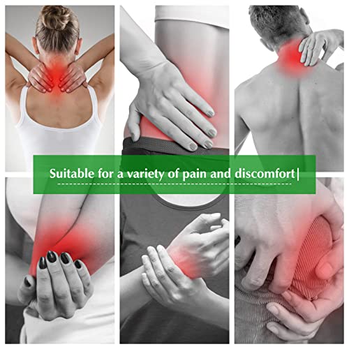 MQUPIN Pain Relief Patch, Parches de Calor, Parches Alivio del Dolor, Parche de Moxibustión Portátil para Alivio del Dolor, Cuello, Hombros, Cintura, Pierna, Dolor de Rodilla (28 pathes)