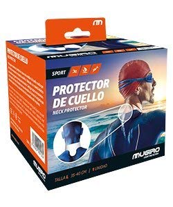 Mugiro Protector de Cuello Trajes de Neopreno - Negro - Talla L (35-40cm)