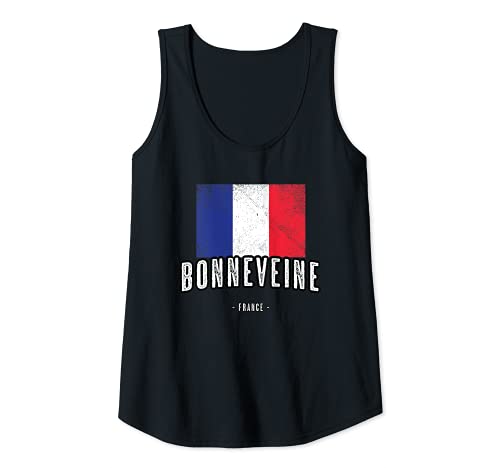 Mujer Bonneveine Francia | FR Ciudad Bandera, Drapeau Français - Camiseta sin Mangas