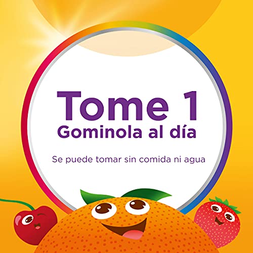 Multicentrum Vitagomis Niños, Complemento alimenticio en gominola, multivitamínico para niños a partir de 4 años, pack de 3x30 gominolas