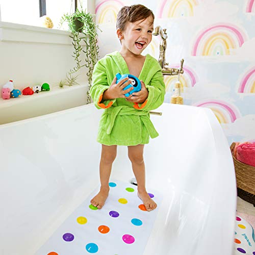 Munchkin Dandy Dots Alfombrilla de Baño de lunares, multicolor