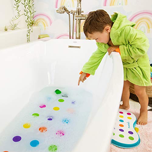 Munchkin Dandy Dots Alfombrilla de Baño de lunares, multicolor