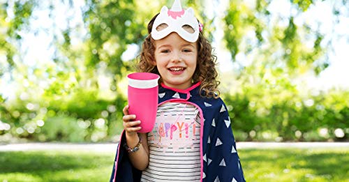 Munchkin Miracle 360° Vaso de Entrenamiento, Rosa (Pink), 296 ml