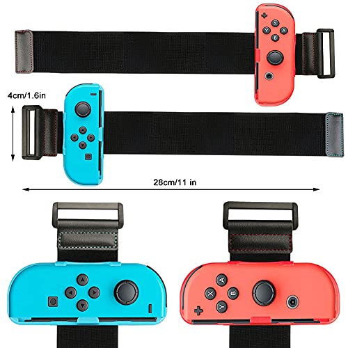 Muñequeras para Just Dance, 2 Piezas Correa para la Muñeca para Just Dance 2022 2021 2020 Nintendo Switch Joy con Adjustable Brazalete Brassard [nintendo_switch]