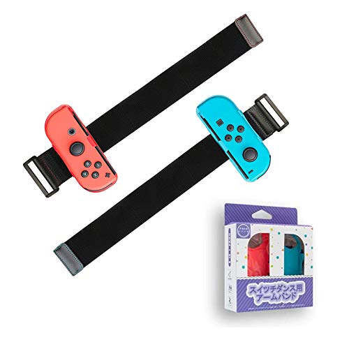 Muñequeras para Just Dance, 2 Piezas Correa para la Muñeca para Just Dance 2022 2021 2020 Nintendo Switch Joy con Adjustable Brazalete Brassard [nintendo_switch]