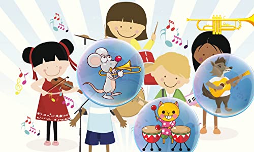 Música burbujas para los niños : Instrumentos musicales y sonidos ! Juego educativo para niños pequeños - GRATIS