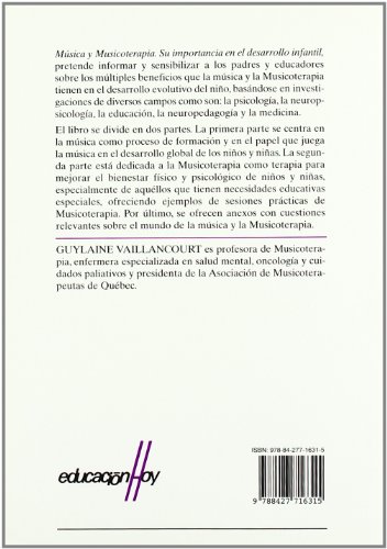 Música y musicoterapia: Su importancia en el desarrollo infantil (Educación Hoy) - 9788427716315: 182