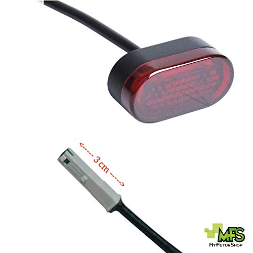 Myfuturshop® Luz de Freno LED mas el Cable a la batería, Compatible con Patinete eléctrico Xiaomi M365 y Pro. Accesorio Completo de Calidad.