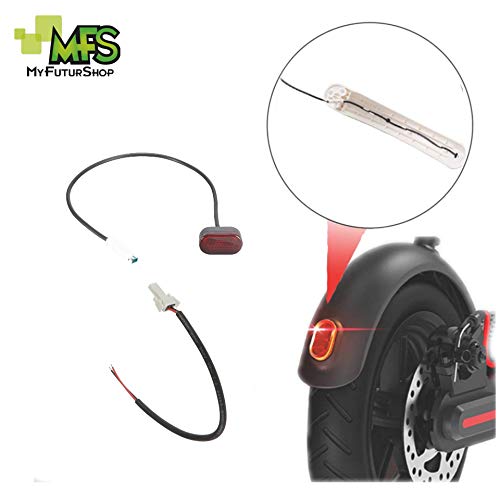 Myfuturshop® Luz de Freno LED mas el Cable a la batería, Compatible con Patinete eléctrico Xiaomi M365 y Pro. Accesorio Completo de Calidad.