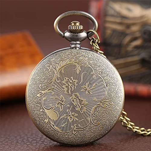 N/Ａ Accesorios para Hombres y Mujeres Vintage Bronze Web Spider Reloj Antiguo Collar Cadena Colgante Reloj Enfermería médica Aniversario de Bodas día del Padre Regalo de cumpleaños de Navidad