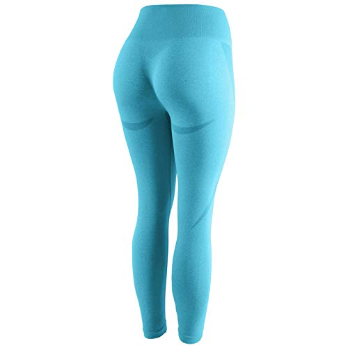 NAQUSHA Las mujeres sin costuras levantamiento de glúteos Scrunch Running apretado entrenamiento Leggings Activewear cintura alta pantalones de yoga