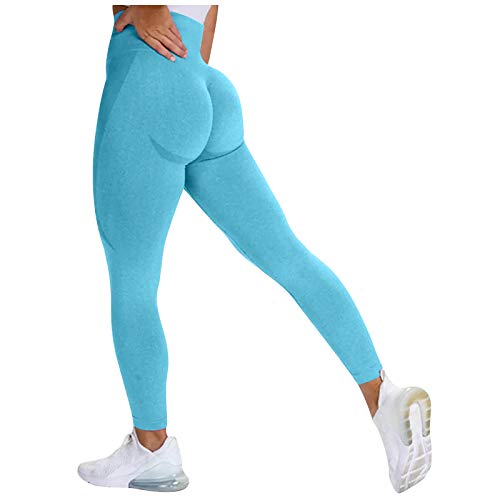 NAQUSHA Las mujeres sin costuras levantamiento de glúteos Scrunch Running apretado entrenamiento Leggings Activewear cintura alta pantalones de yoga