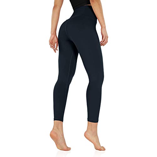 NAQUSHA Leggings de yoga de cintura alta para mujer, con bolsillo interior, levantamiento de glúteos, pantalones de yoga elásticos