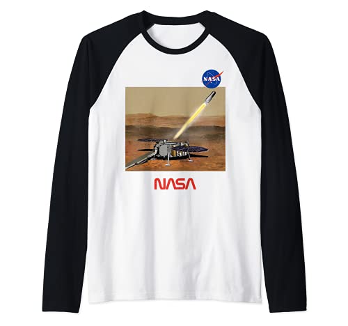 NASA Sistema de propulsión de ascenso a Marte Regalo de amor Camiseta Manga Raglan