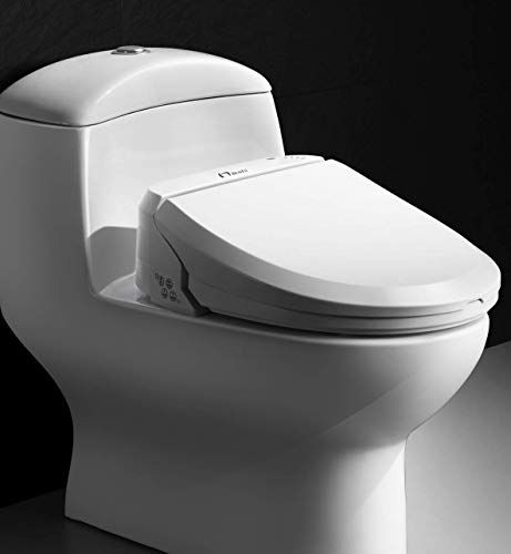 Nashi Deluxe Tapa Inodoro Bidet, Asiento bidé Sanitario japonés Inteligente, WC para baño con Ducha eléctrica