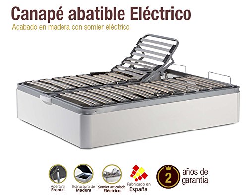 Naturconfort Canapé de Madera eléctrico 150x190cm