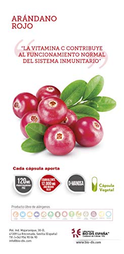 Nature Essential - Arandano Rojo 120 PAC. (Ext. Seco) 30 Capsulas Vegetales