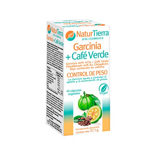 Naturtierra Naturtierra Garcinia + Café Verde 45 Cápsulas Vegetales 80 g