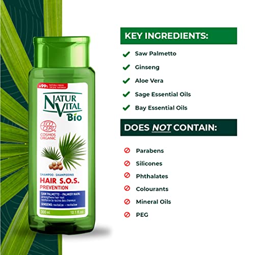 NaturVital Champú Bio Anticaída 300 ml